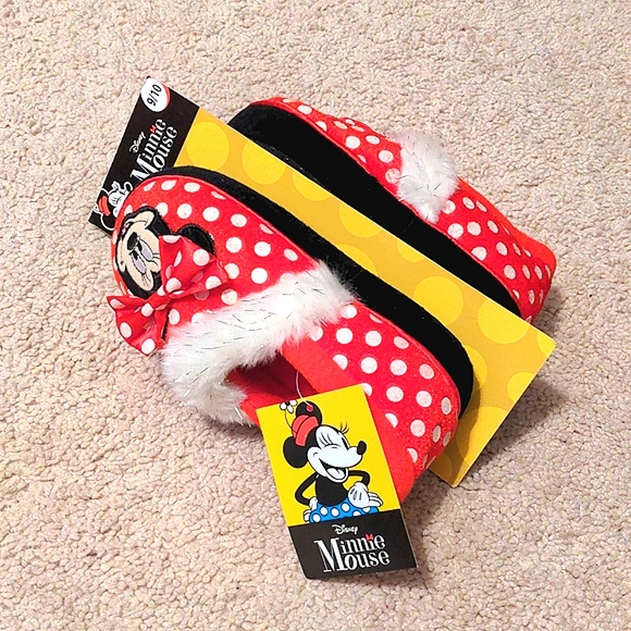 Disney Other - NEW Disney's Minnie Mouse Slippers- Size 9/10